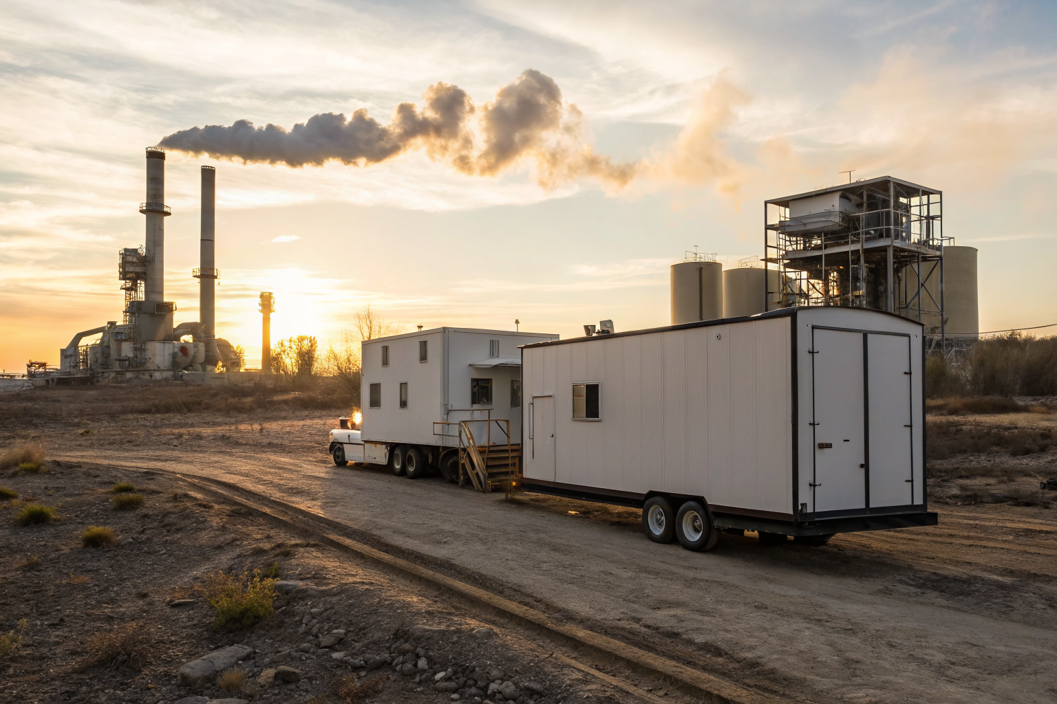On-site destruction plant and mobile processing unit.