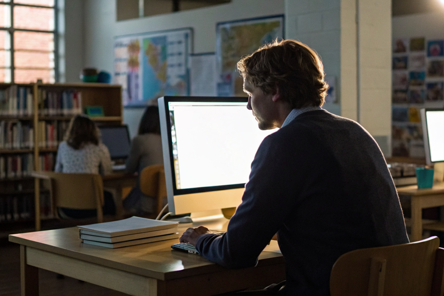 School IT admin reviewing student data disposal policies.